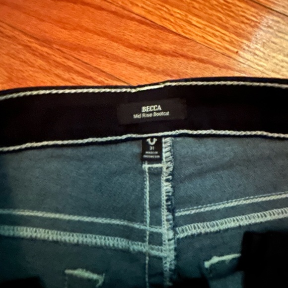 NWT True Religion BECCA Women's Dark Blue Boot Cut Jeans*** Excellent! - Picture 3 of 10